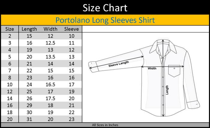 Apt 9 men's dress shirt size chart