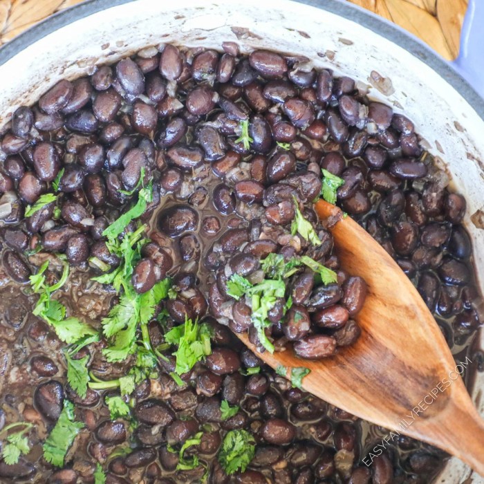 How to cook canned black beans spanish style