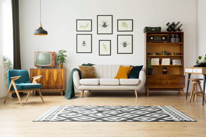 How to decorate oblong living room