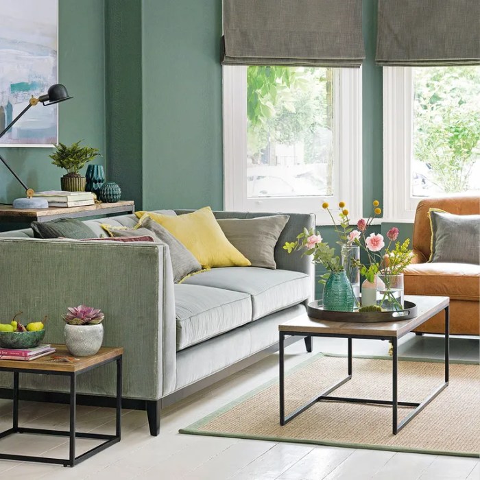 How to decorate bright green rooms