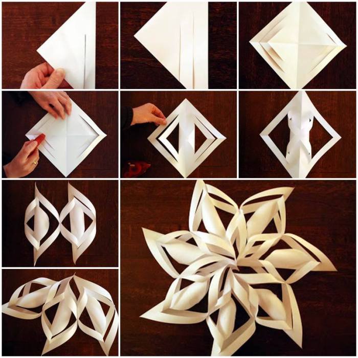 How to make paper star christmas decoration