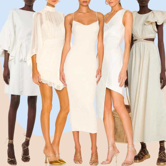 Best color shoes to wear with white dress