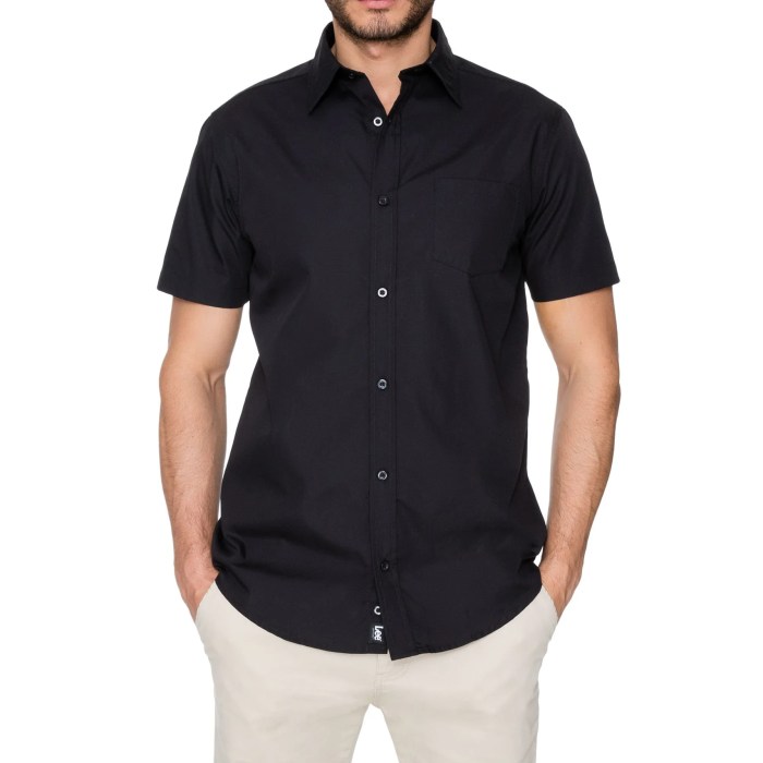 Mens short sleeve dress shirt