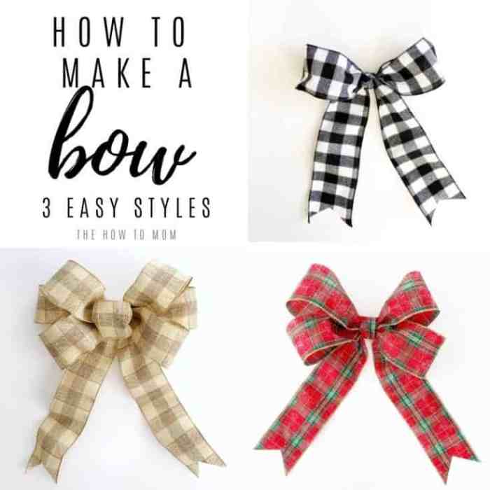 How to make a bow decoration